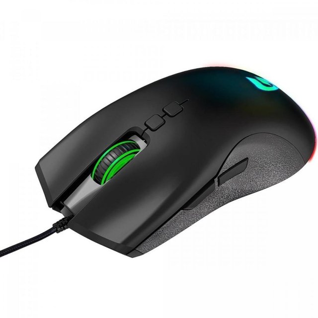 MOUSE GAMER FORTREK BLACKFIRE, RGB, 7200DP