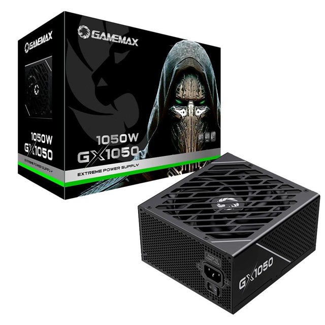 Fonte Gamemax GX1050 PRO, 1050W, 80 Plus Platinum, Modular, PFC Ativo, com cabo, Preto -