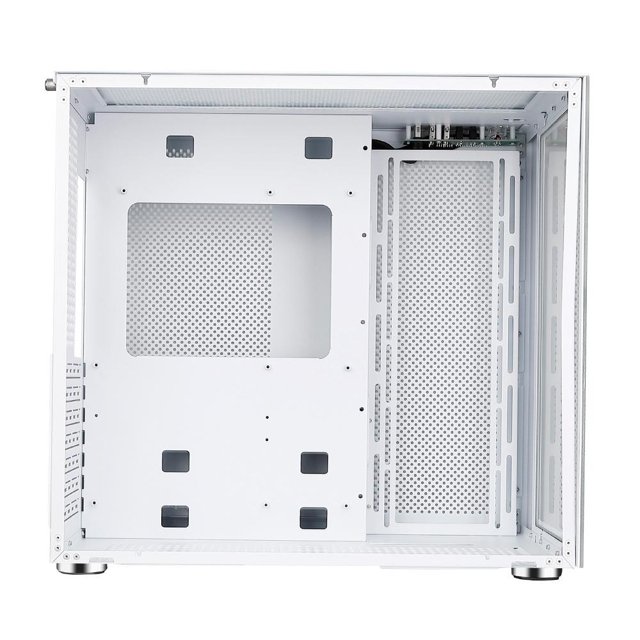 Gabinete Gamer Rise Mode Galaxy BRANCO Glass Standard, Mid Tower, ARGB, ATX, Lateral e Frontal em Vidro, 10x Cooler Fan,