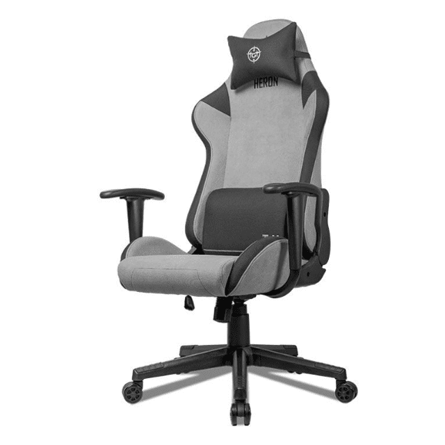 Cadeira Gamer TGT Heron TX Tecido, Preto e Cinza, TGT-HRTX-FB02