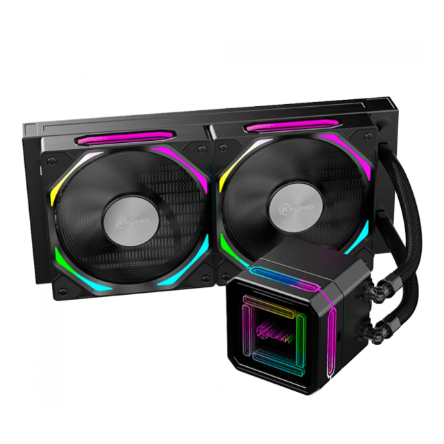 Water Cooler Gamer Kalkan Delta 240 ARGB Preto KLK00050