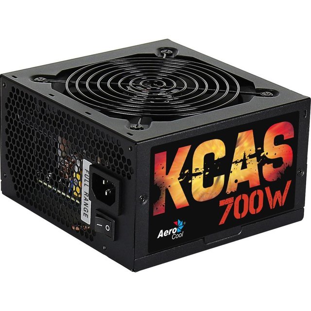 Fonte Aerocool KCAS 700 Watts, 80 Plus Bronze, PFC Ativo, S/ CABO