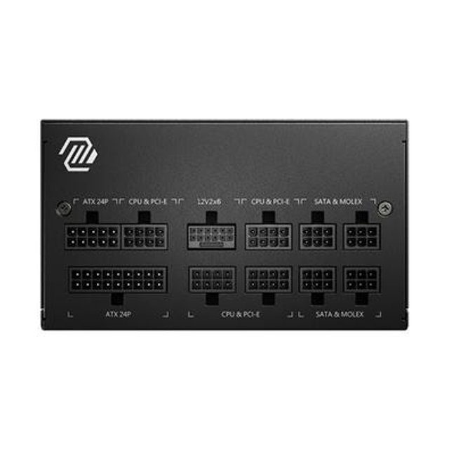 Fonte MSI MAG A850GL PCIE5, 850W, 80 PLUS Gold, Modular, PCIe 5.0, PFC Ativo