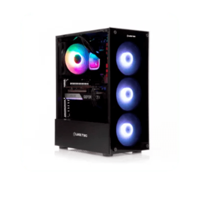 Gabinete Gamer Liketec Gamer MATRIX V2 RAINBOW (3 FAN RAINBOW/ FRONTAL E LATERAL VIDRO)