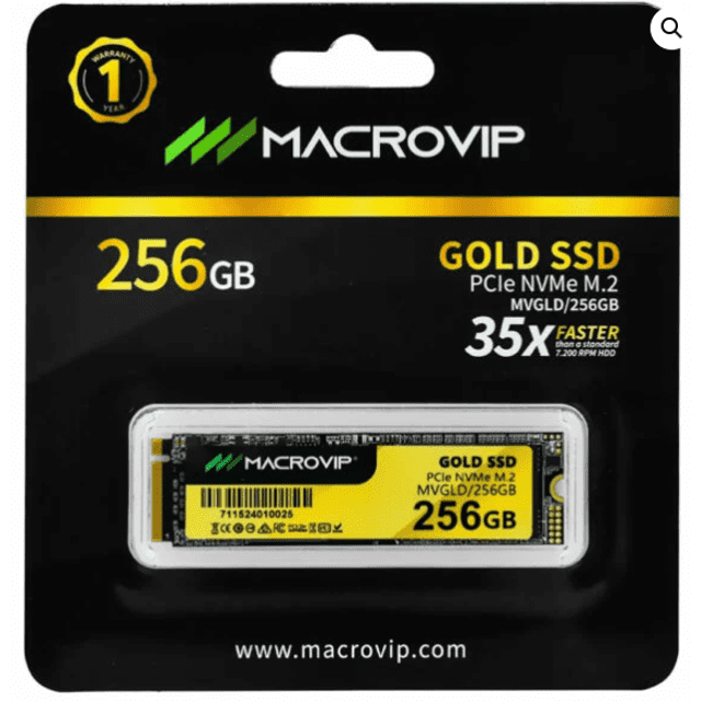 SSD NVME 256GB MACROVIP GOLD