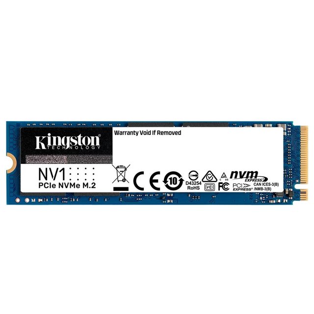 SSD M2 500GB Kingston NV1 ,M.2 2280 NVMe, Leitura: 2100MB/s e Gravação: 1700MB/s - SNVS/500G