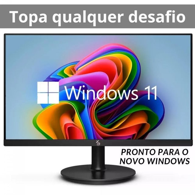 MONITOR 3GREEN 19.5 LED, 19.5 POL, HD, 2MS, 75HZ, HDMI/VGA, PRETO, M195WHD