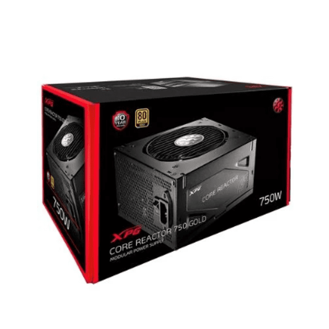 FONTE XPG CORE REACTOR, 750W, 80 PLUS GOLD MODULAR