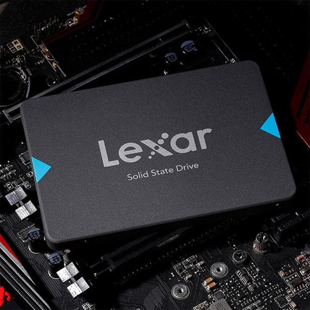 SSD SATA Lexar, 512GB, 2.5", Leitura 550MB/s, Cinza -