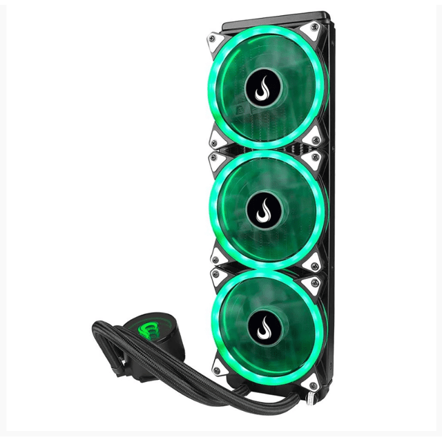 Water Cooler Rise Mode Gamer Black, RGB 12V, 360MM , AMD/Intel, Preto