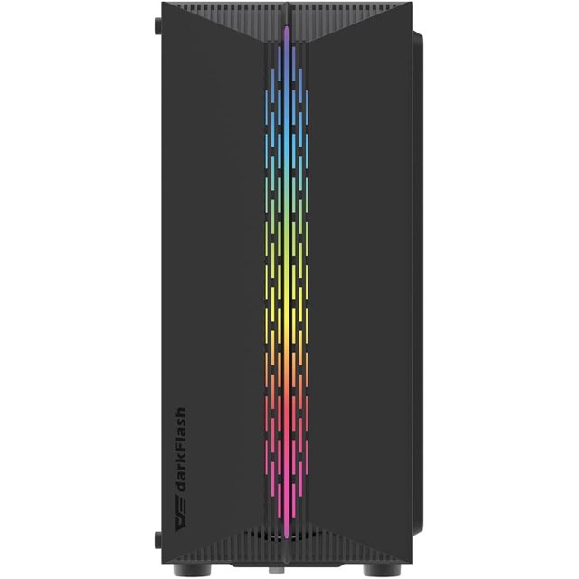 Gabinete Aigo DarkFlash DK151, RGB, Lateral Vidro, Com 3 Fans RGB, Branco