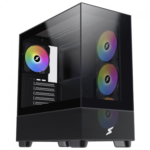 Gabinete SuperFrame Dominator, PRETO, Mid Tower, Vidro Temperado,