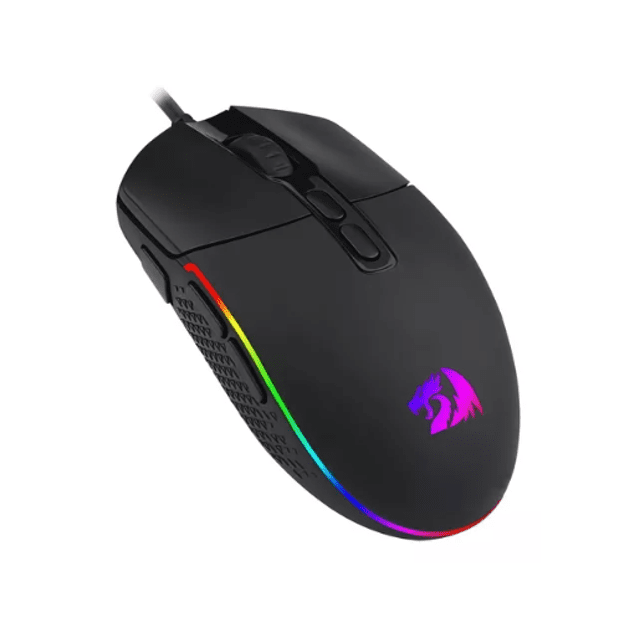 Mouse Gamer Redragon Invader M719 RGB, 10.000DPI, 8 Botões, Black