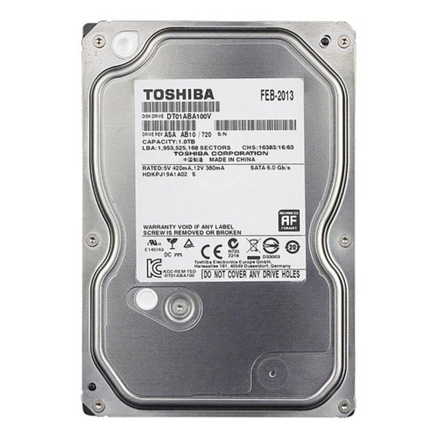 HD 1TB TOSHIBA SATA3
