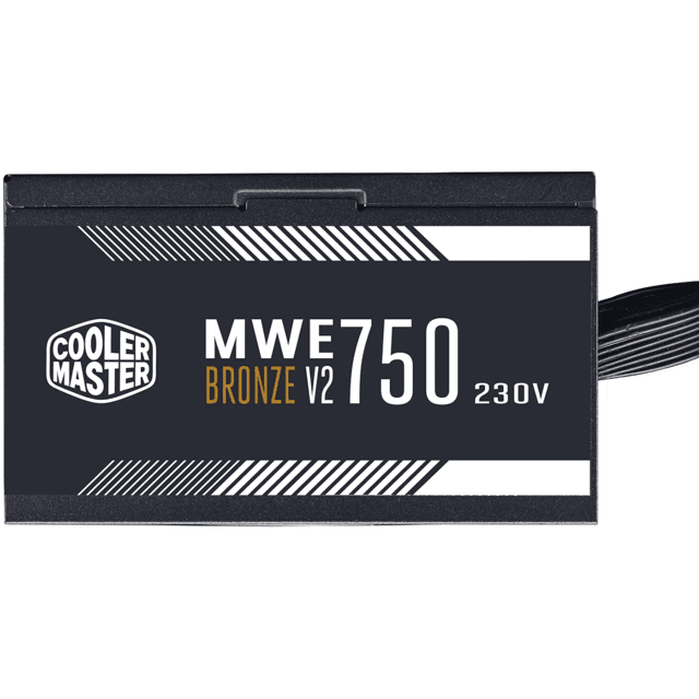 Fonte Cooler Master MWE Bronze V2 Full Range, 750W, 80 Plus Bronze, PFC