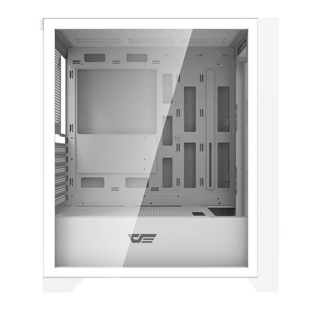 Gabinete Aigo Darkflash DRX70 Glass, Mid-Tower, Lateral/Frente de Vidro, Branco, Sem fans