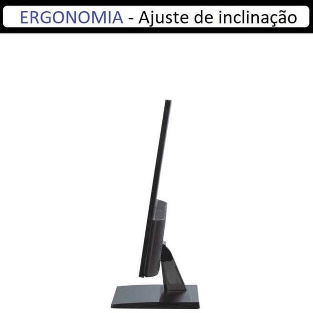 Monitor HQ 19.5 LED Widescreen HD, 75hz, HDMI/VGA, VESA, Ajuste de Inclinação, Preto - 19.5HQ-LED