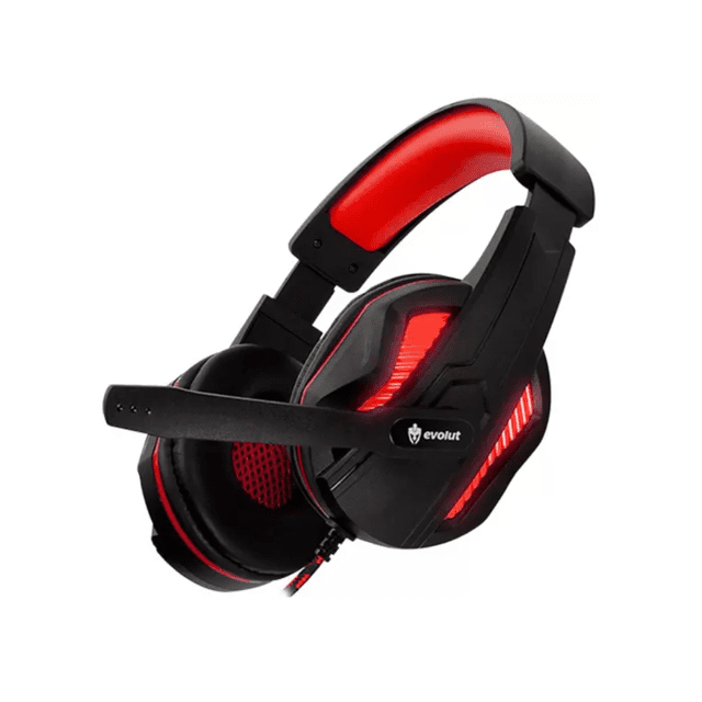 Headset Gamer com Fio Thoth EG305RD Vermelho Evolut