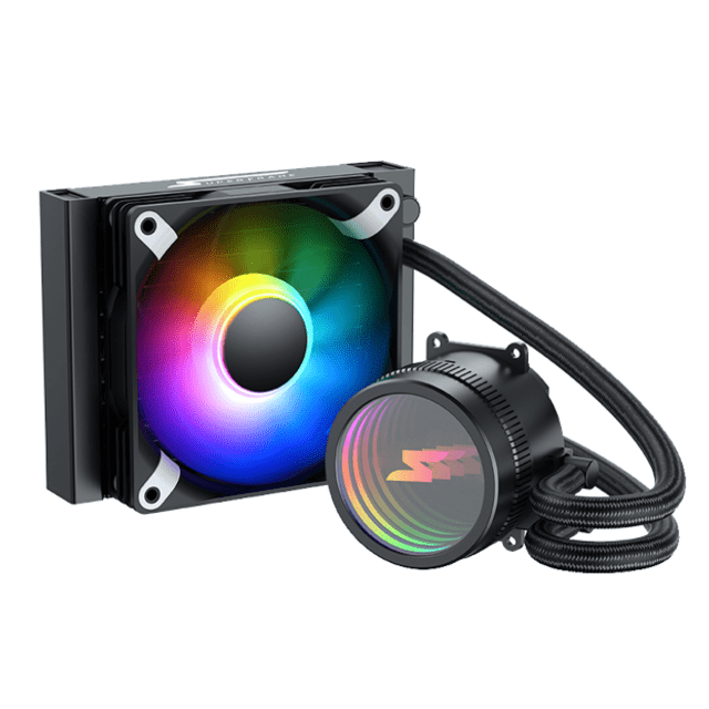 Water Cooler SuperFrame ISENGARD, ARGB, 120mm, Intel-AMD, Controladora, Black, SF-W120
