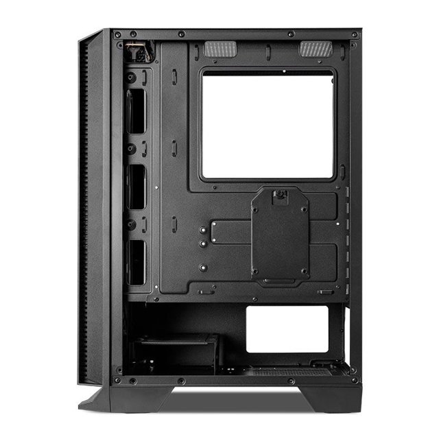 Gabinete Gamer Mancer Narok, RGB, Lateral de Vidro, Com 3 Fans RGB, Preto