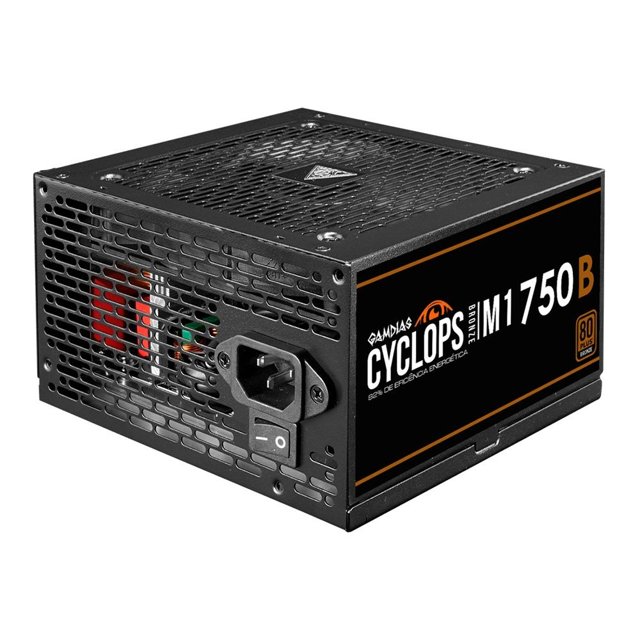 Fonte Gamdias Cyclops M1-750B, 750W, 80 Plus Bronze
