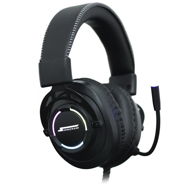 Headset Gamer SuperFrame AURA, 7.1 Surround, RGB, USB, Preto