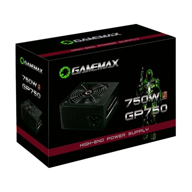 Fonte Gamemax GP750, 750W , 80PLUS BRONZE