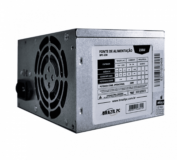FONTE ATX 230W REAL TRS-230 V1.2 24 PINOS OEM