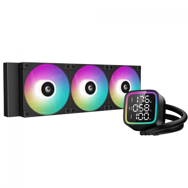 Water Cooler Deepcool LD360, ARGB, 360mm, Intel-AMD, Black