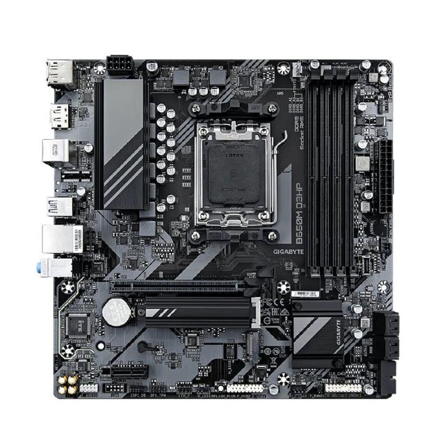 Placa Mãe Gigabyte B650M, D3HP, AM5, DDR5