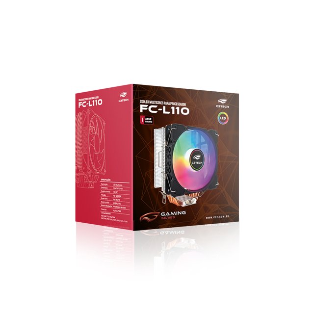 AIR Cooler CPU FC-L110M Multicores C3Tech Gaming