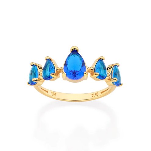 anel-rommanel-fino-skinny-cristais-azuis-gotas-banhado-a-ouro-18k-513410