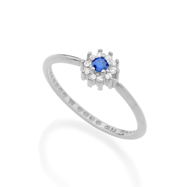 anel-rommanel-fino-skinny-flor-zirconias-azul-banhado-a-ouro-rodio-branco-110704