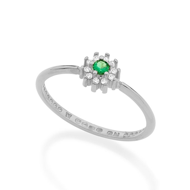 anel-rommanel-fino-skinny-flor-zirconias-verde-banhado-a-ouro-rodio-branco-110704