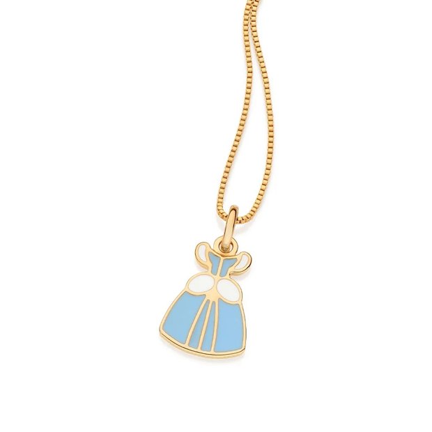 pingente-de-ouro-18k-feminino-infantil-rommanel-disney-vestido-cinderela-azul-princesa-542823-a