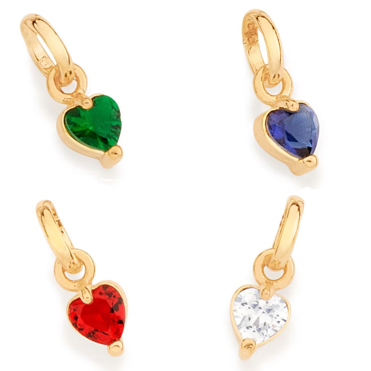 PINGENTE BANHADO OURO 3X 24K 18K E 22K OU PRATA 925 FEMININO