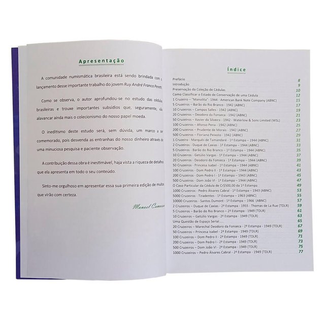 Livro Os Segredos das Cédulas Brasileiras (1942 - 2022)