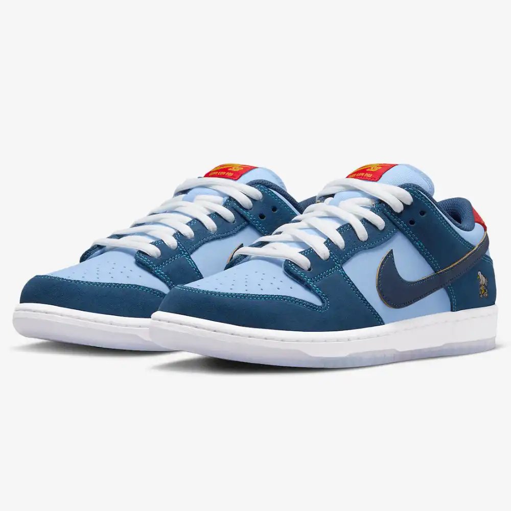 Nike Dunk SB - Azul bebê com Branco