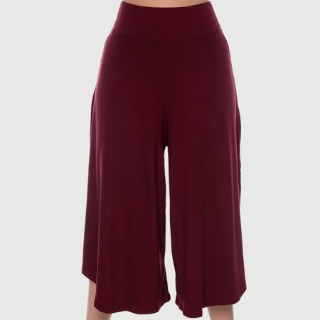 Calça pantalona store curta com cropped