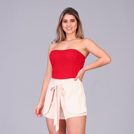 Short saia hot sale viscose