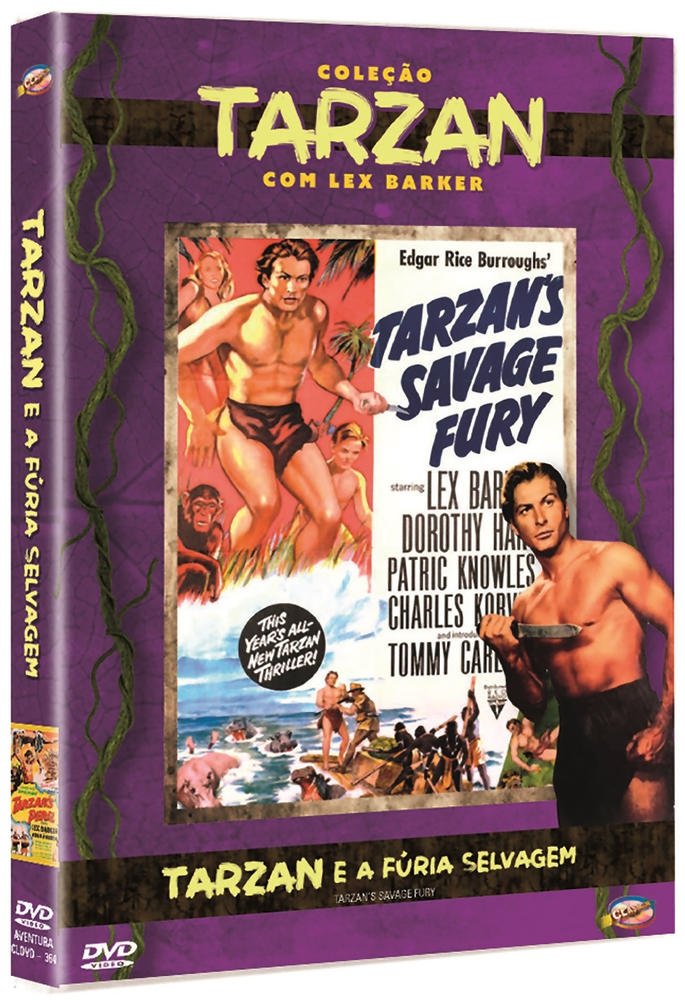 DVD Tarzan e a Fúria Selvagem | Classicline - Filmes Clássicos e