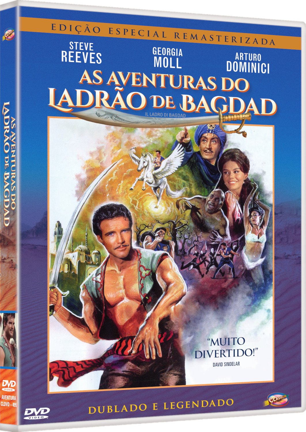 DVD As Aventuras do Ladrão de Bagdad Classicline DVD As Aventuras do Ladrão de Bagdad Classicline