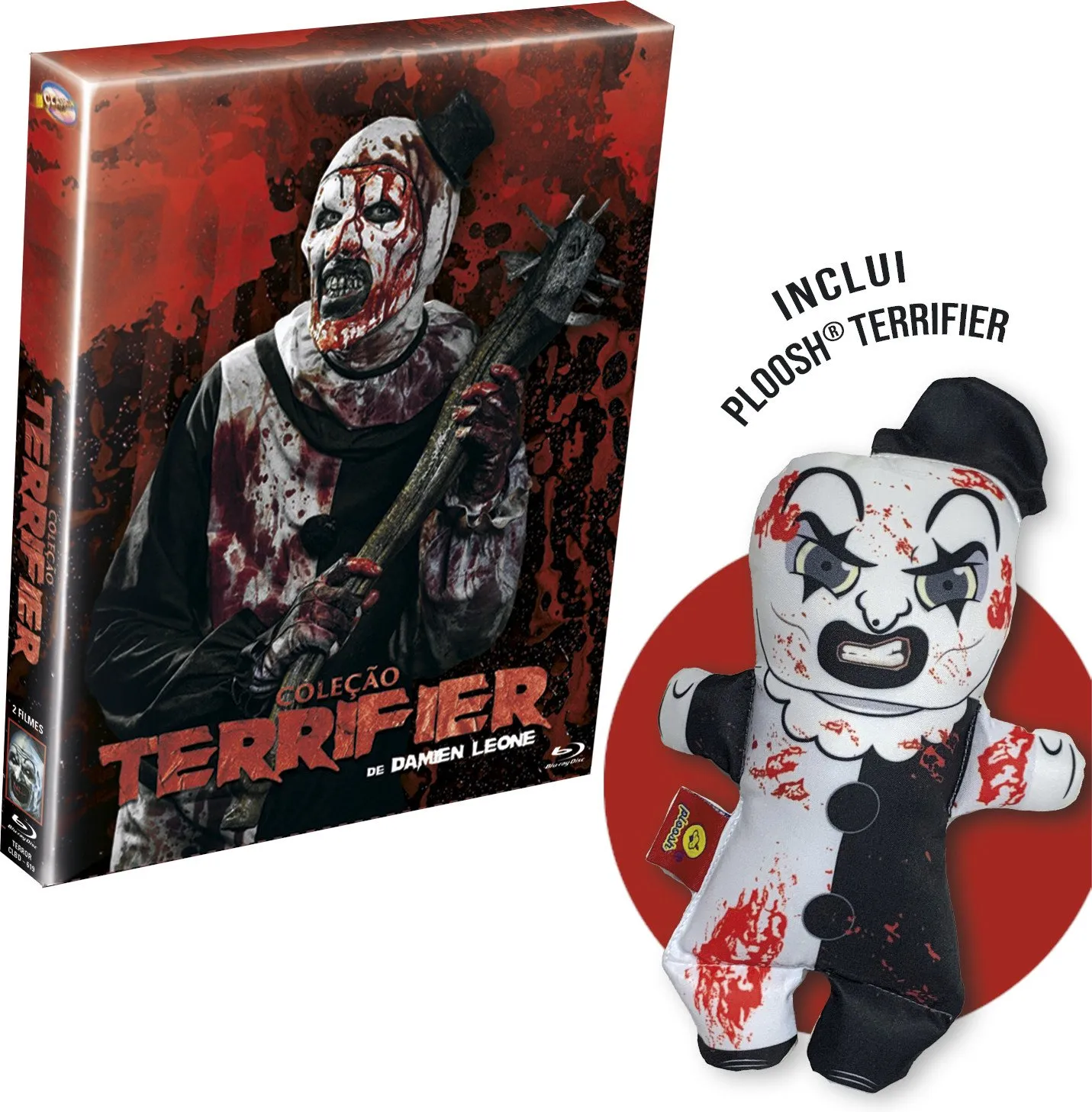 COLEÇÃO TERRIFIER 1 E 2 (2016/2022) - Blu-Ray Duplo (Kit Art)