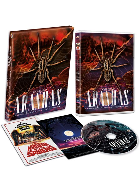 COLEÇÃO ARANHAS (DVD com Luva) - 2 filmes (A Maldição das Aranhas + Aracnofobia)