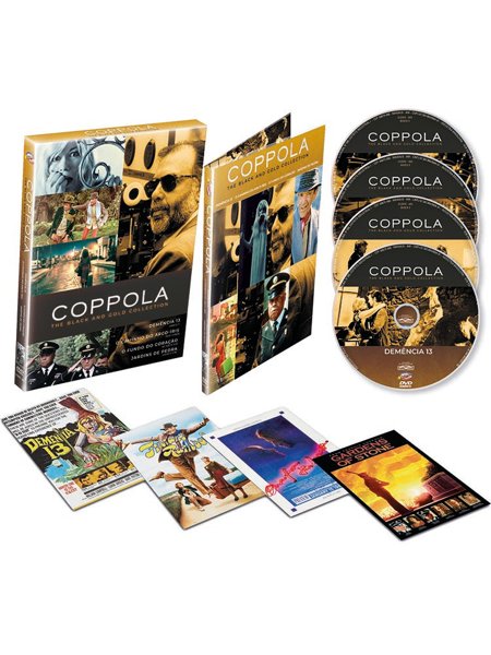 COLEÇÃO COPPOLA: THE BLACK AND THE GOLD COLLECTION - em Digipack com 4 Filmes