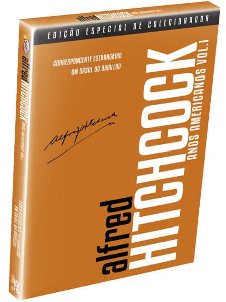 ALFRED HITCHCOCK: ANOS AMERICANOS - VOL. 1 - em Digipack com 2 filmes