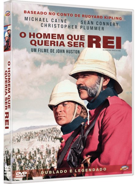 DVD - O Homem Que Queria Ser Rei