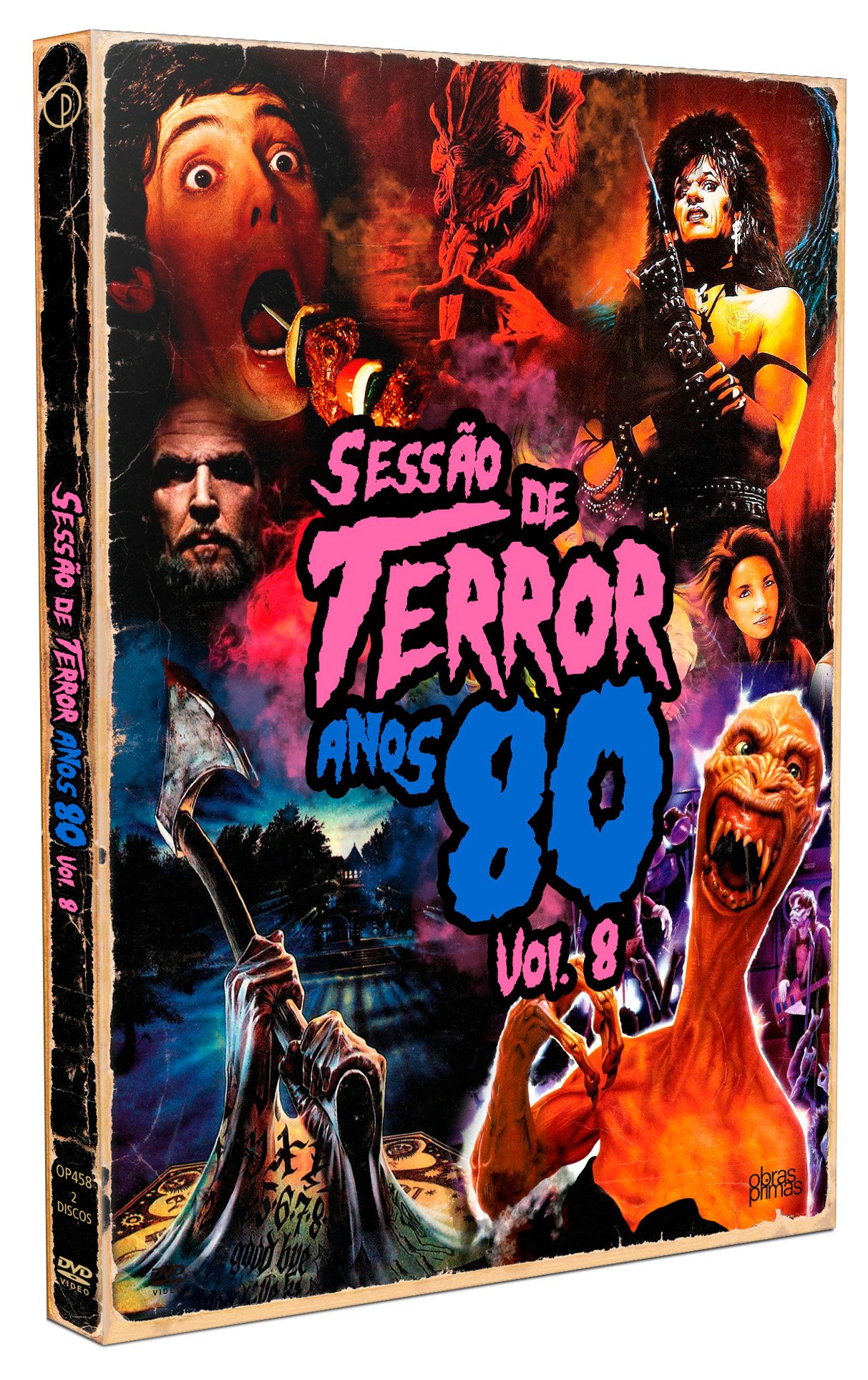 SESSÃO DE TERROR ANOS 80 VOL. 8 (Digipack com 2 DVDs) | Classicline