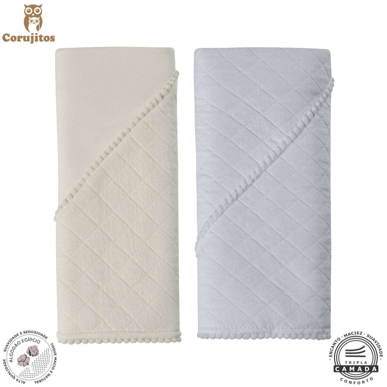 Double-Face Quilted Muslin Fabric