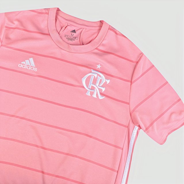 camisa rosa e azul do flamengo